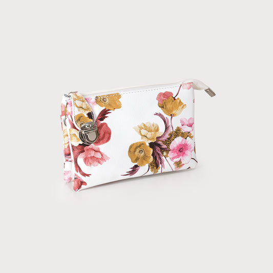 Caracol "The Kelly Bag" Crossbody Bag (Small) Flower Blush