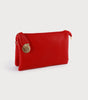 Caracol "The Kelly Bag" Crossbody Bag (Small) Red
