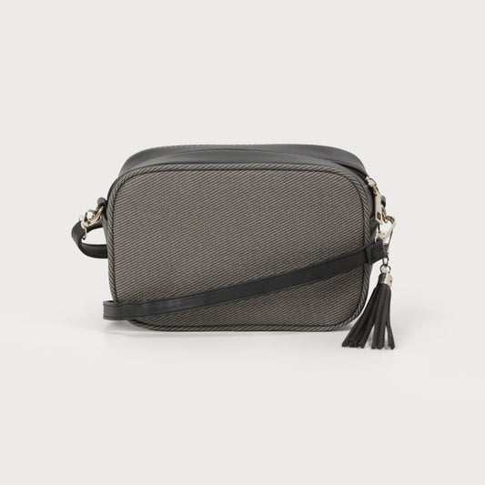 Caracol 7160 - Camera Bag in Colourblock Fabric - Black