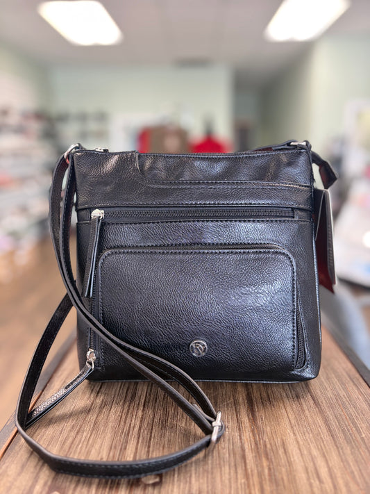 La Diva Medium Crossbody Black R15017
