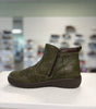Volks Walkers Women's BIJAR Leather Boot in Khaki