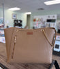 Sishka Women's Vegan Leather Satchel Bag – Shoulder Tote| Taupe - SL-3030-TPE