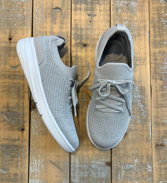 Fit Flop Women's Super-Q Slip On Laced Sneakers - Antartica/Silver