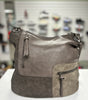 Darling's Patch Design Hobo Shoulder Crossbody Bag - Dark Grey (YD7358)
