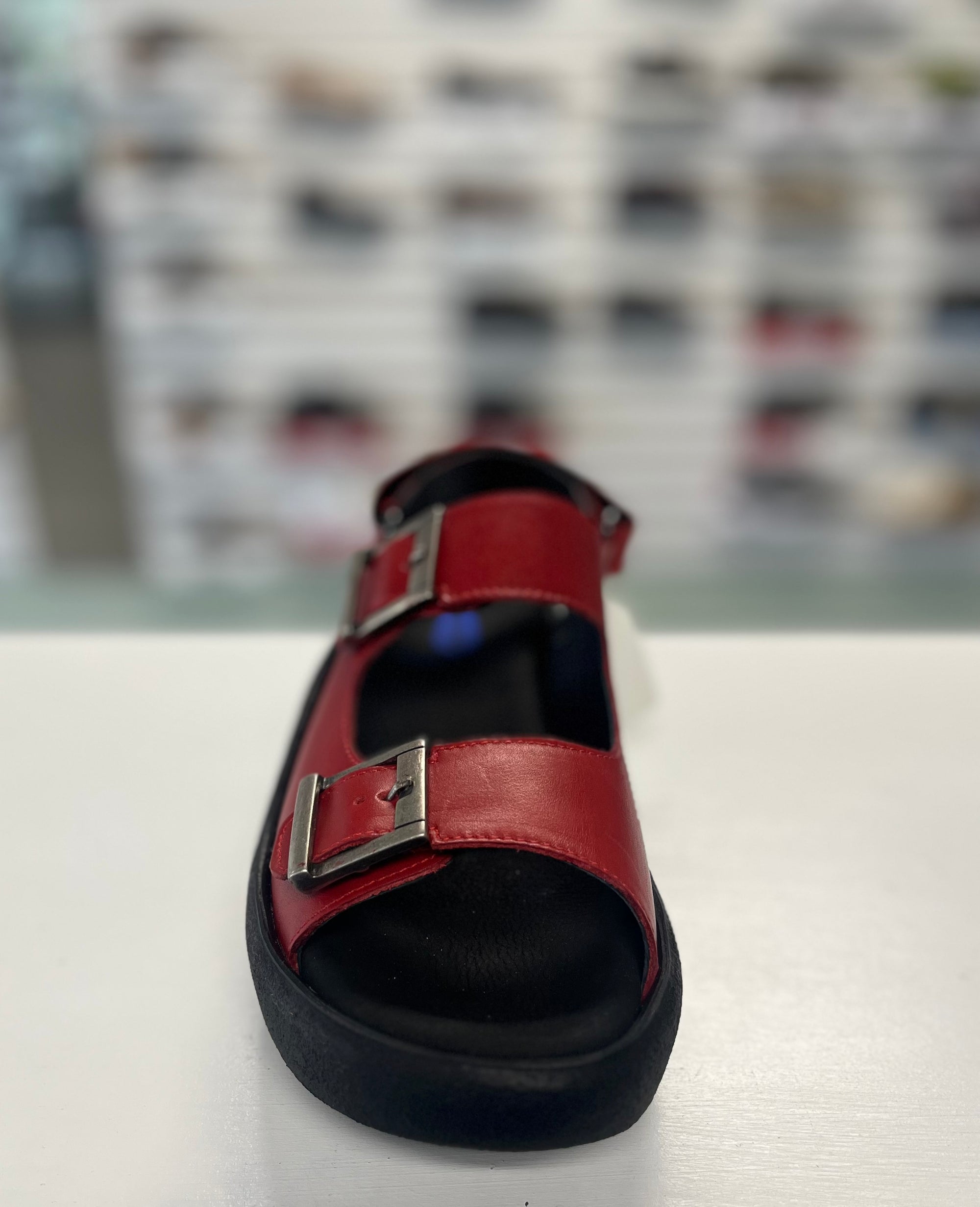 Wolky Women's Fortune Vegi Leather Red
