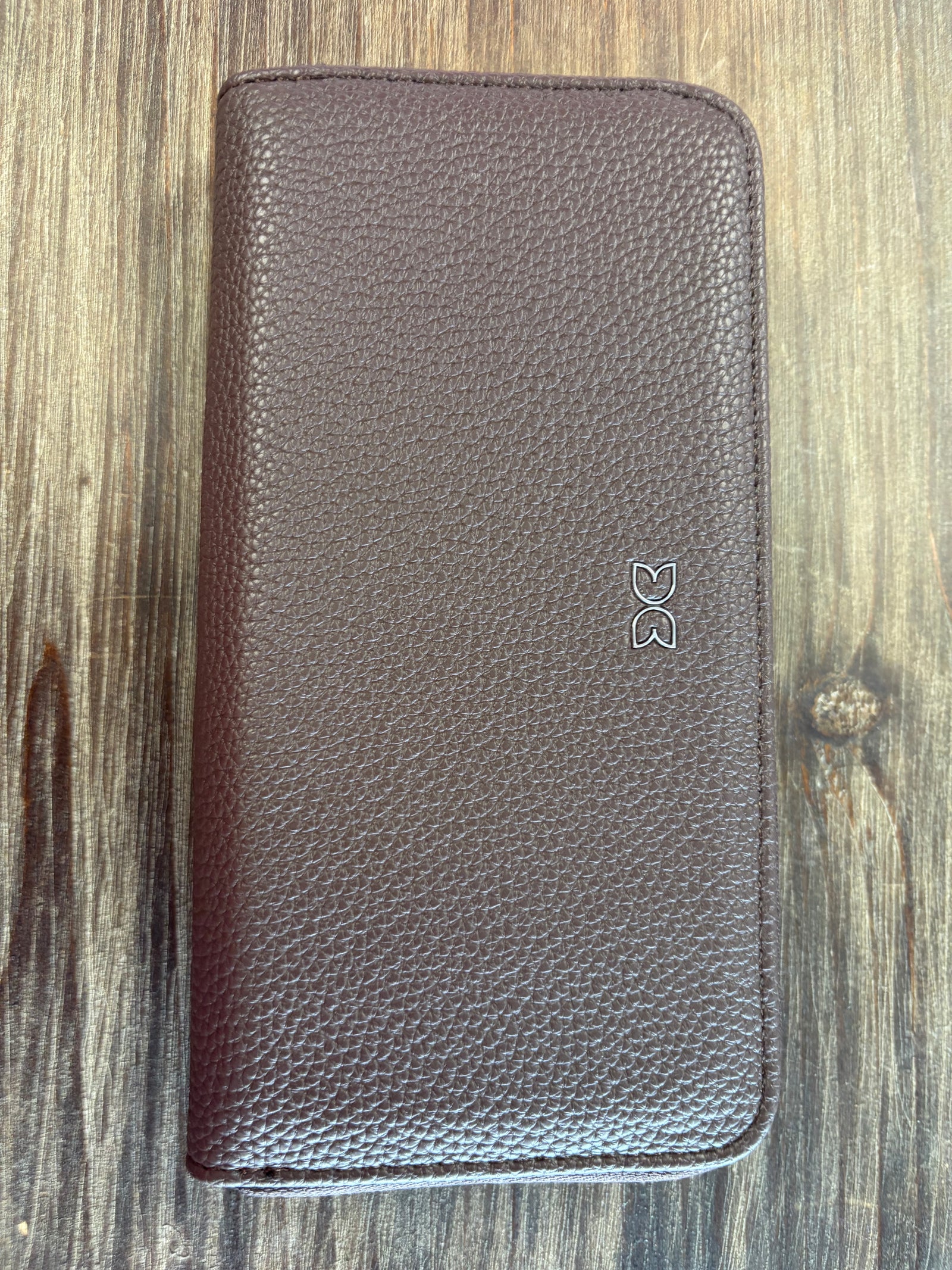 Darling's Large Zipper Wallet WD07 - Coffee