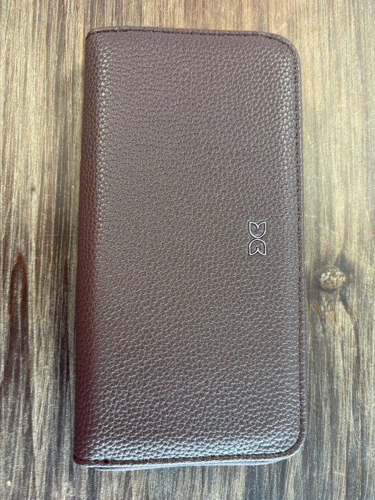 Darling's Large Zipper Wallet WD07 - Coffee