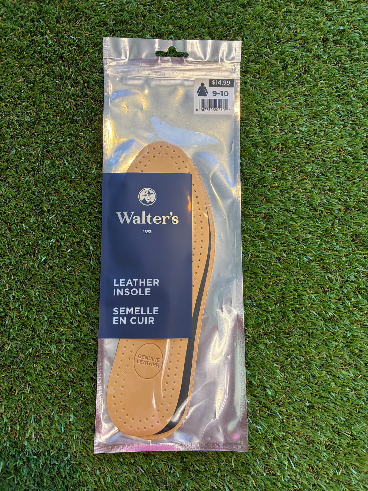 Walter's Shoe Care Leather Insole  Ladies 9/10