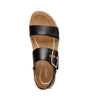 Aetrex Vania Arch Support Platform Sandal in Black