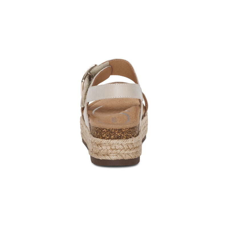 Aetrex Vania Arch Support Platform in Cream
