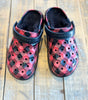 Joybees Unisex Varsity Lined Clog in Buffalo Plaid *LAST PAIR SIZE 5*