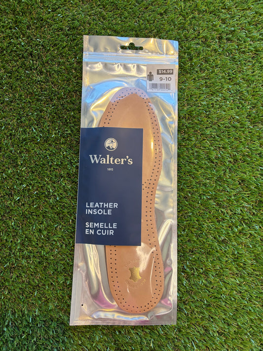 Walter's Shoe Care Leather Insole  Men's 9/10