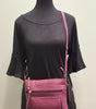 La Diva Medium Crossbody Wine R15017