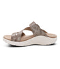 Aetrex Jenny Adjustable Slide in Taupe  (with BioRocker™ Technology)