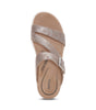 Aetrex Jenny Adjustable Slide in Taupe  (with BioRocker™ Technology)