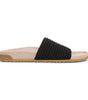 Vionic Evie Knit Slide Sandal in Black