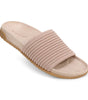 Vionic Evie Knit Slide Sandal Rugby Tan/Gold