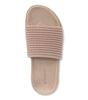Vionic Evie Knit Slide Sandal Rugby Tan/Gold