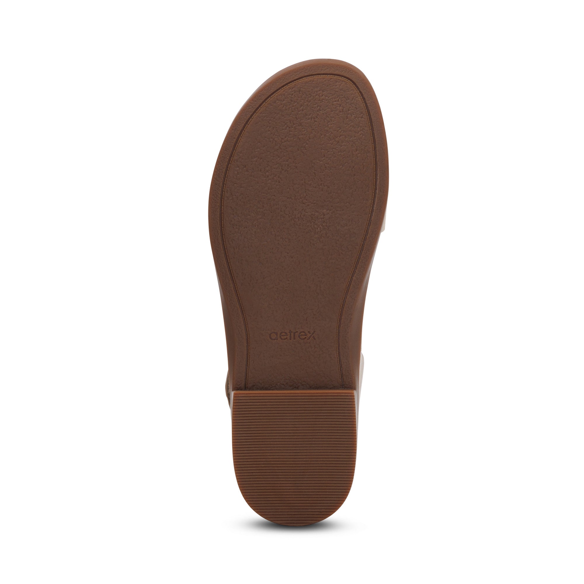 Aetrex Claire Quarter Strap Adjustable in Champagne