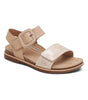 Aetrex Claire Quarter Strap Adjustable in Champagne