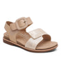 Aetrex Claire Quarter Strap Adjustable in Champagne