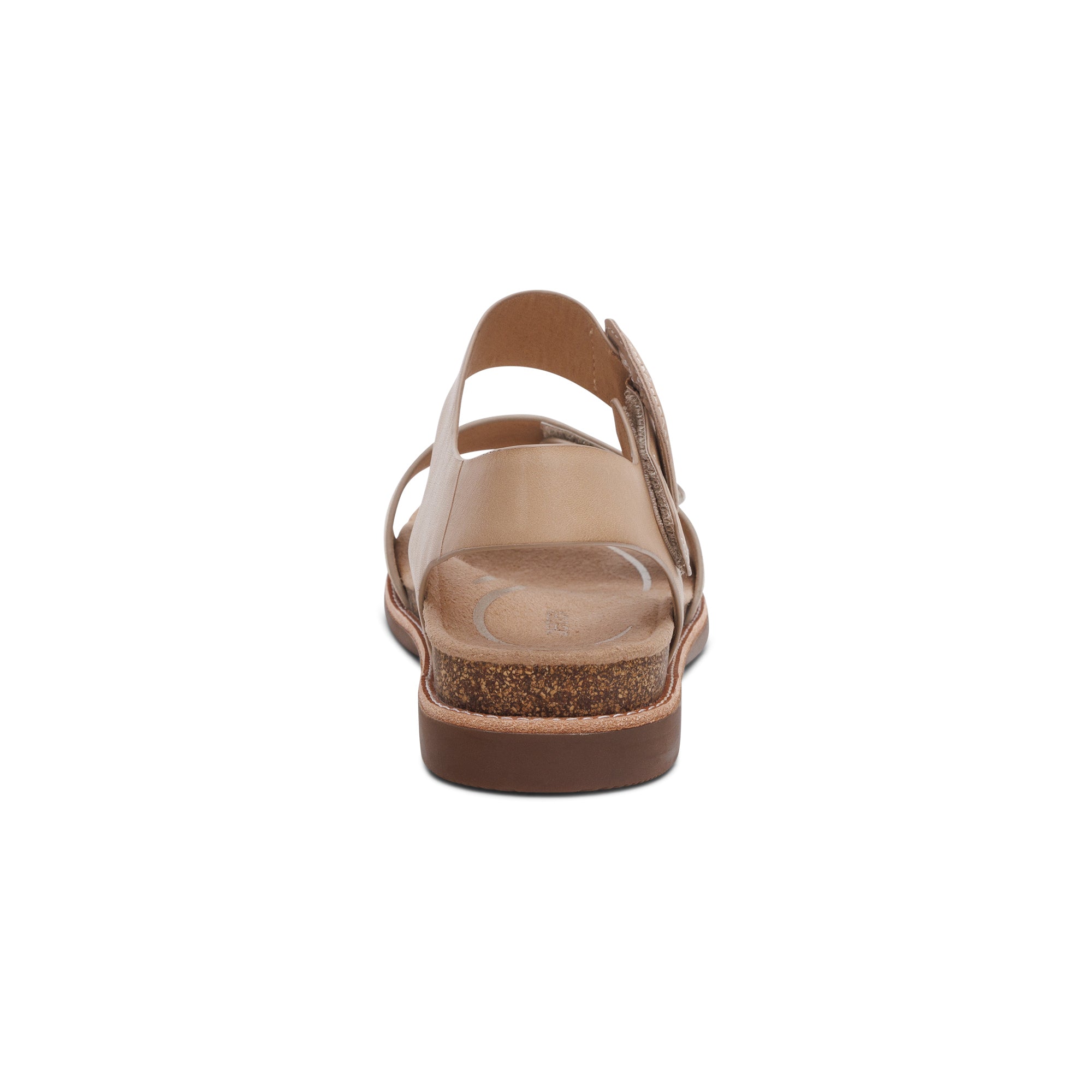 Aetrex Claire Quarter Strap Adjustable in Champagne