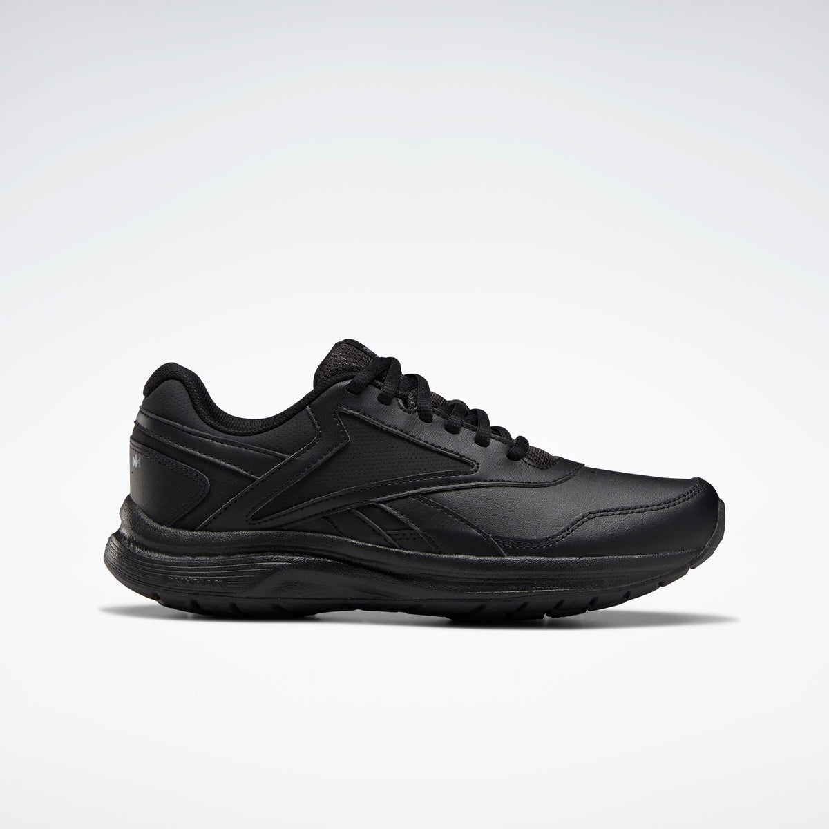 Reebok Women's Walk Ultra 7 DMX MAX  in Black Leather *Wide*