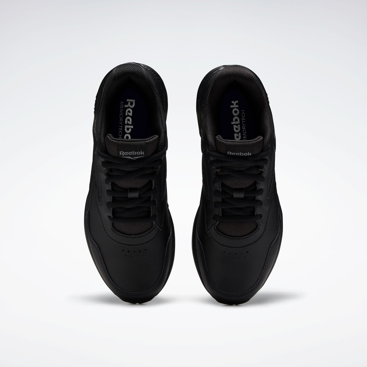 Reebok Women's Walk Ultra 7 DMX MAX  in Black Leather *Wide*