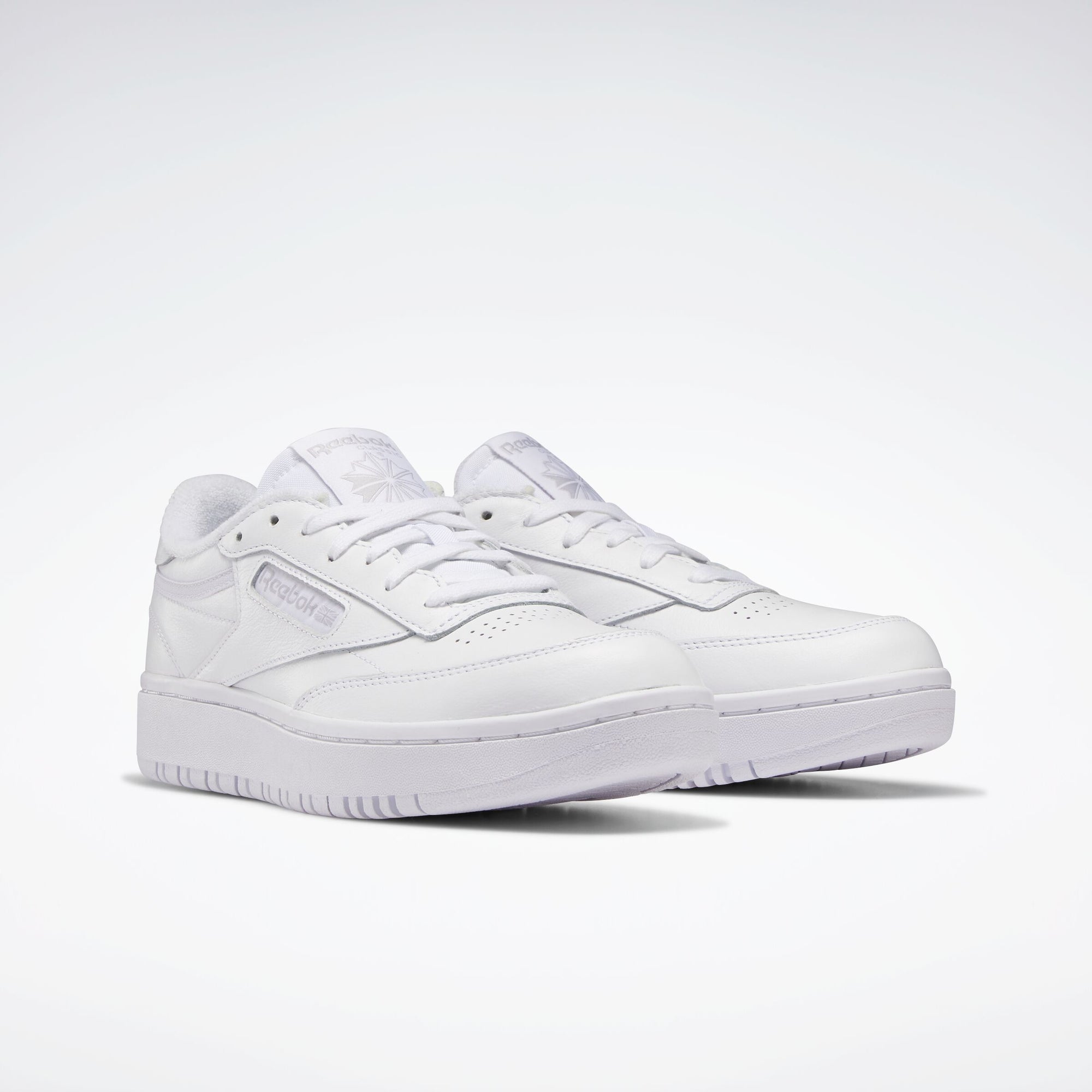 Reebok Club C Double in White Leather
