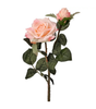 Juliette Rose with Bud 18.5" - Cream/Pink