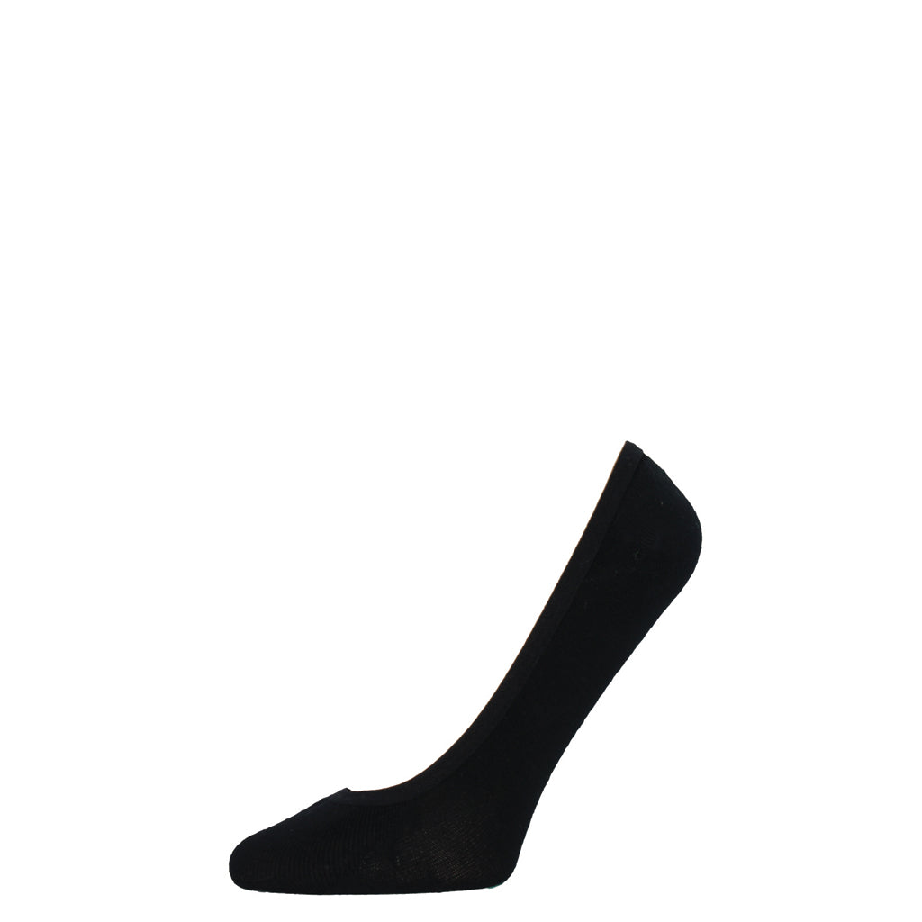 Socksmith Women's Bamboo No Show Liner - No Seams - Black