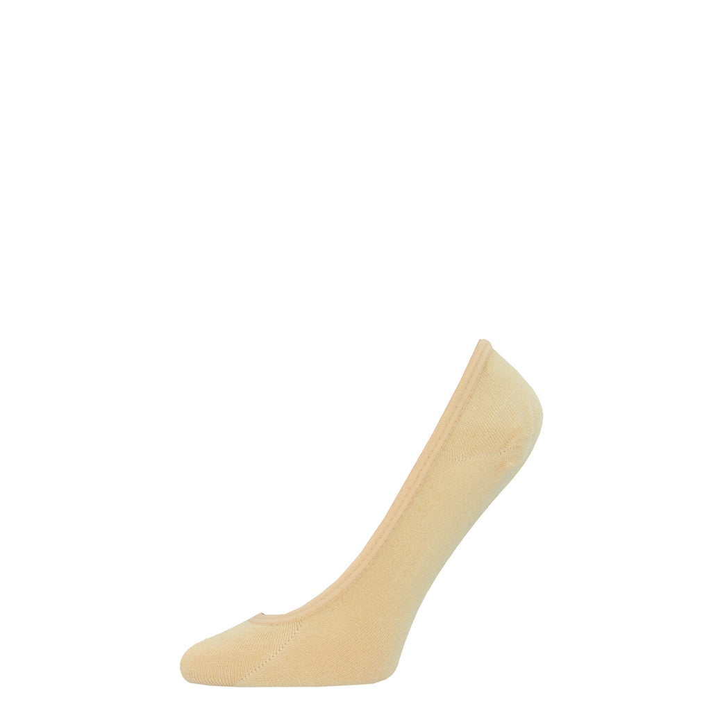 Socksmith Women's Bamboo No Show Liner - No Seams - Beige