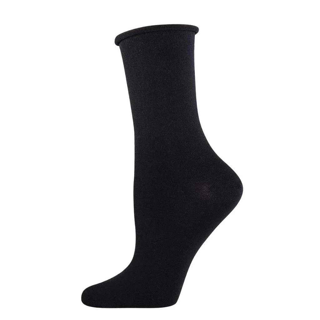 Socksmith Women's Bamboo Solid Black
