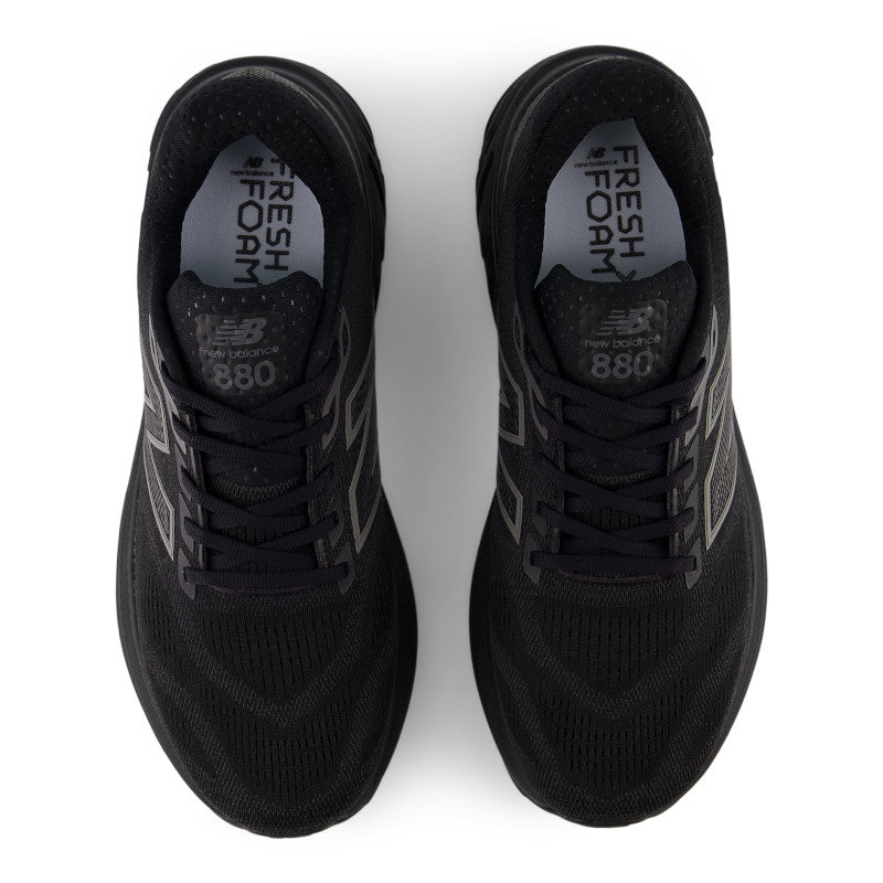 M880K15/DNew Balance Men's Fresh Foam X 880v15 *WIDE/D* Black on Black