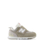 NW574GR New Balance Toddler 574v1 in Rain Cloud with Silver