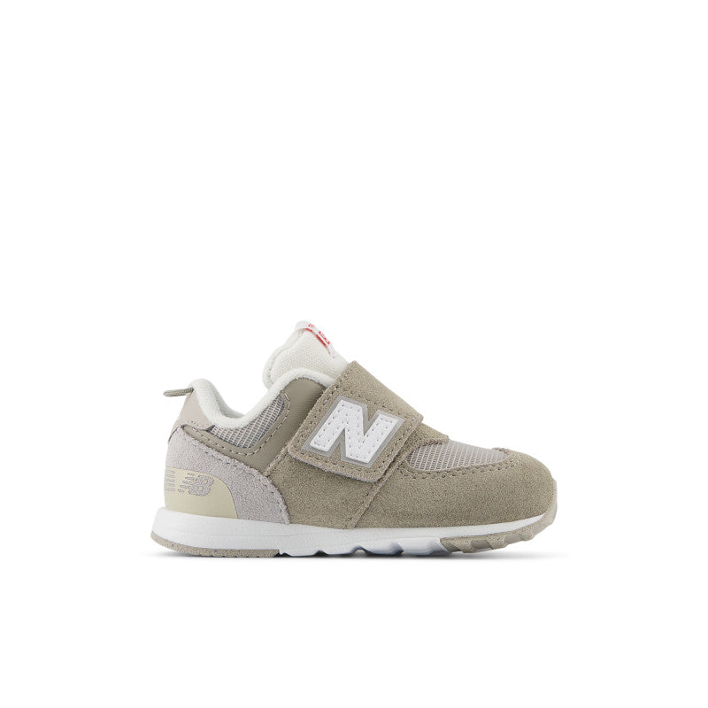 NW574GR New Balance Toddler 574v1 in Rain Cloud with Silver