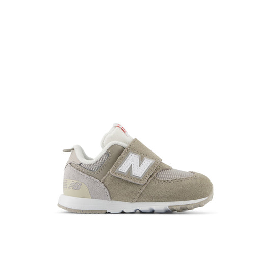 NW574GR New Balance Toddler 574v1 in Rain Cloud with Silver