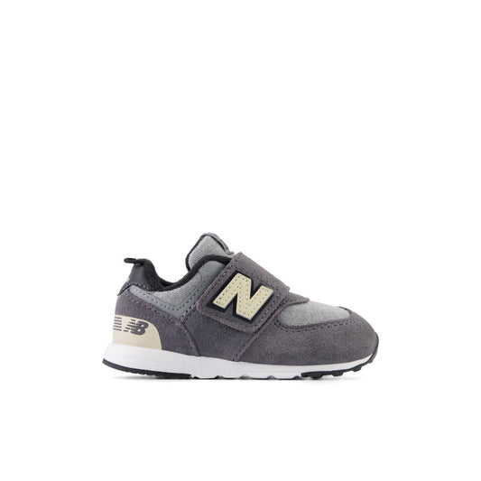 NW574LGG New Balance Toddler 574v2 in Magnet with Sandstone