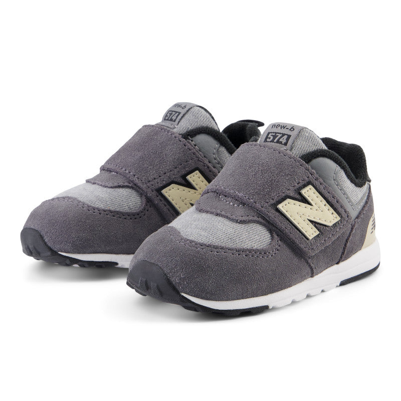 NW574LGG New Balance Toddler 574v2 in Magnet with Sandstone