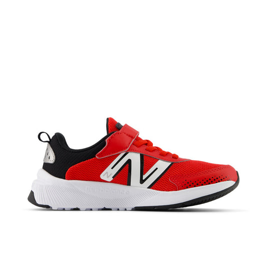 PT545BR1 New Balance Little Kids' Dynasoft 545 Bungee Lace with Top Strap -  Wide True Red/Black