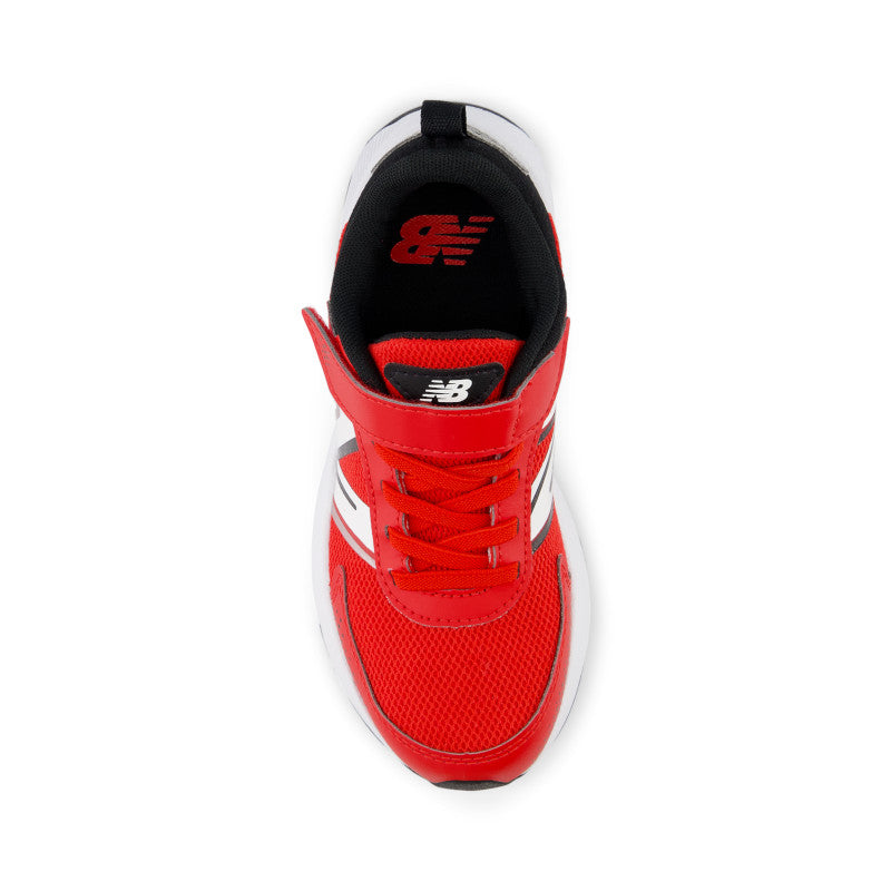 PT545BR1 New Balance Little Kids' Dynasoft 545 Bungee Lace with Top Strap -  True Red/Black *WIDE*