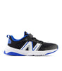 PT545OB1 New Balance Little Kids' Dynasoft 545 Bungee Lace with Top Strap - Black with Blue Oasis *WIDE*