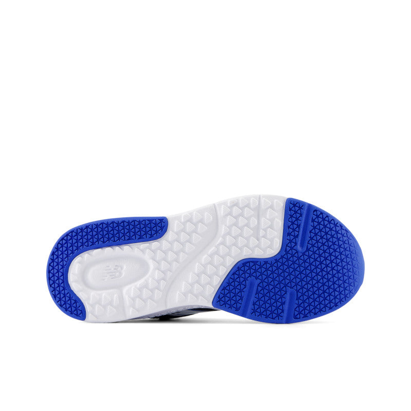 PT545OB1 New Balance Little Kids' Dynasoft 545 Bungee Lace with Top Strap - Black with Blue Oasis *WIDE*