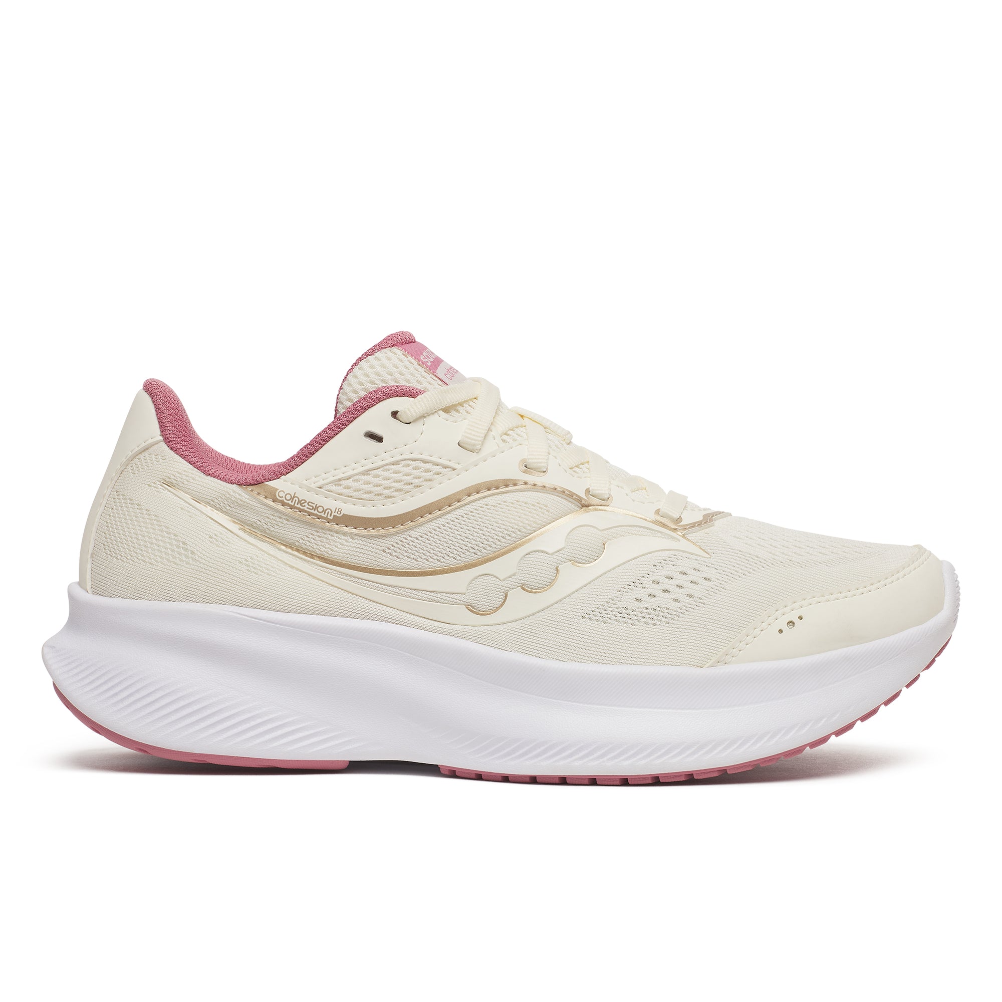 Saucony Women's Cohesion 18 Vanilla/Mauve