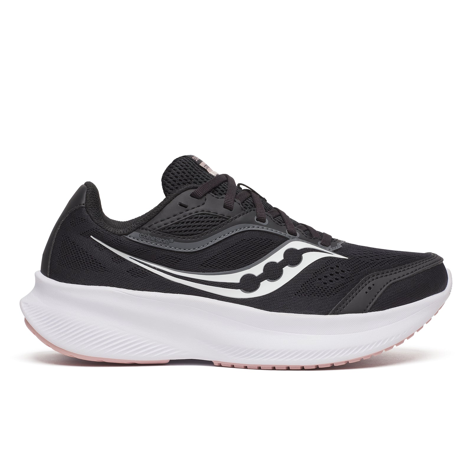 Saucony Women's Cohesion 18 Black/Cameo in Wide Width
