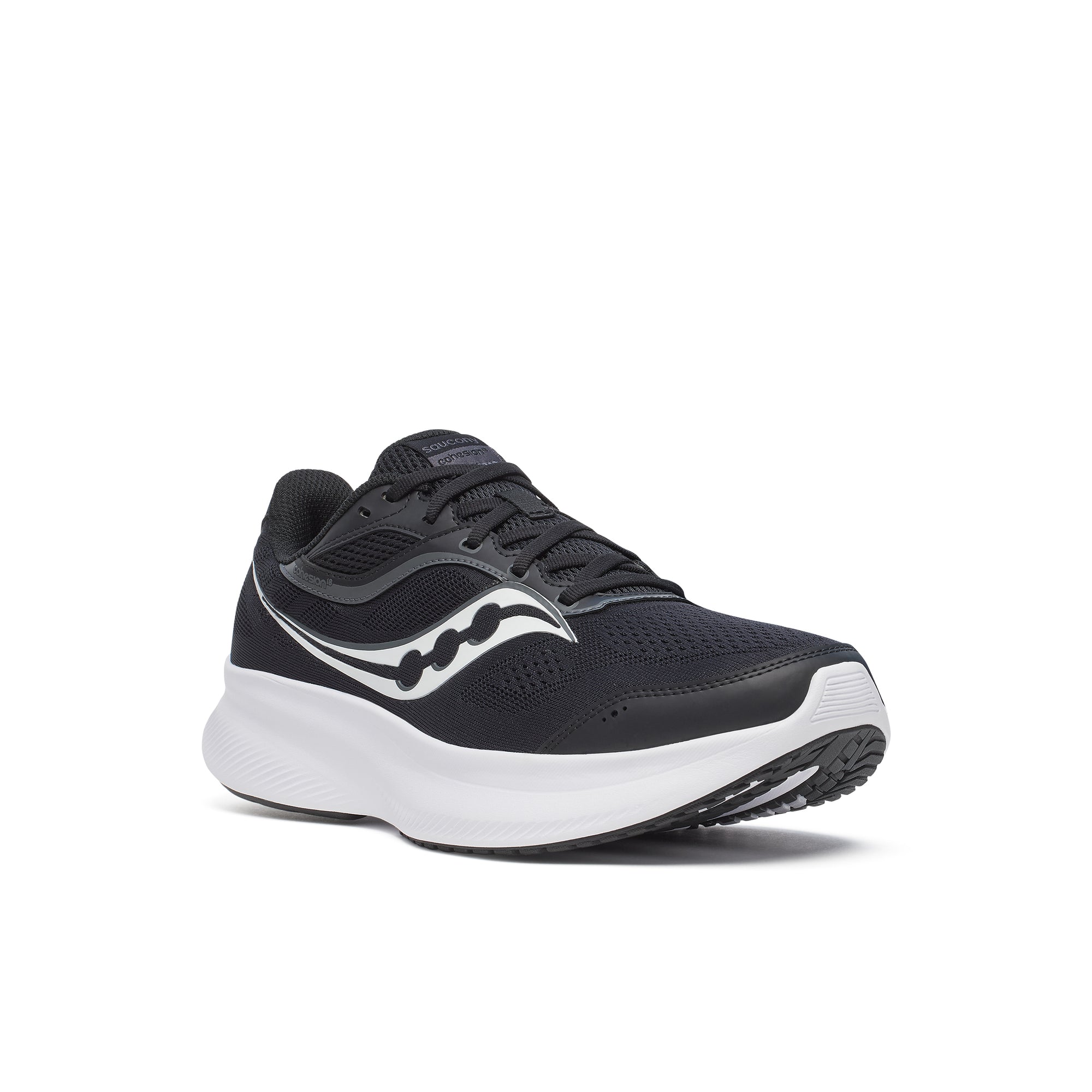 Saucony Men's Cohesion 18 Black/White in Medium Width