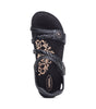 Aetrex Jillian Quarter Strap Braid Black