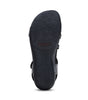 Aetrex Jess Quarter Strap in Black Sparkle