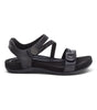 Aetrex Jess Quarter Strap in Black Sparkle