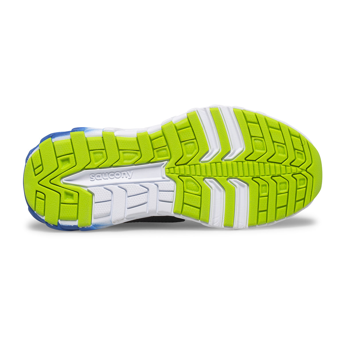 SK265249  Big Kid's Saucony Wind 2.0 A/C Sneaker in Blue/Green LACE *WIDE*